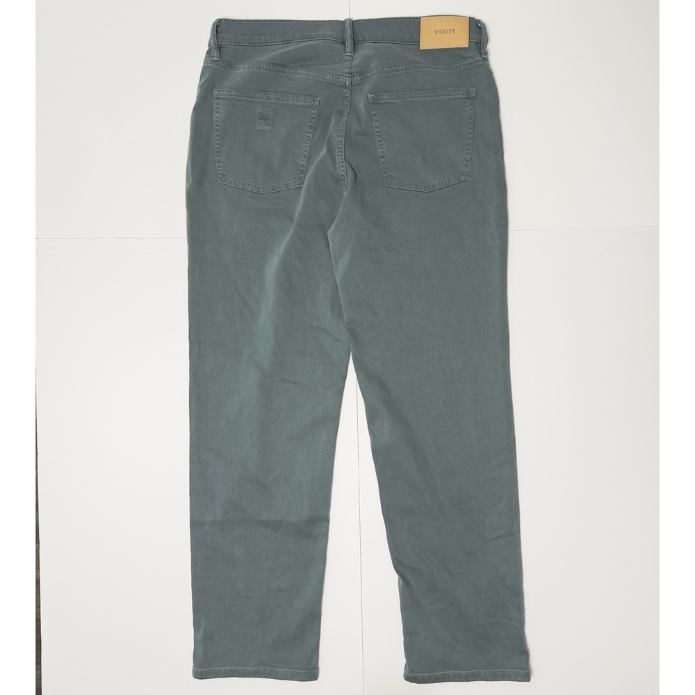Vuori Men's Benton Stretch Twill Pant Classic Fit Pant Jeans 34 Lake Green V4041 - Picture 12 of 16